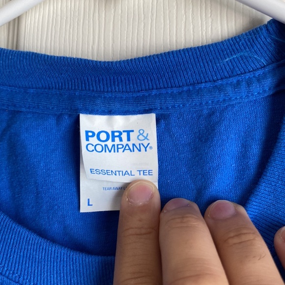 Port and Company Large Blue Creighton University T-Shirt - Picture 4 of 4